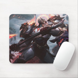 Axe Wielder Gaming Mousepad Legendary Warrior