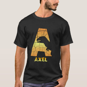Axel personalized boys dinosaur cute custom kids n T-Shirt