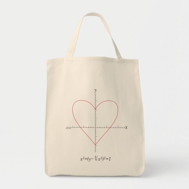 Axes Heart Tote Bag (Front)