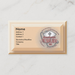 Axiom Anesthetist Nurse Business Card