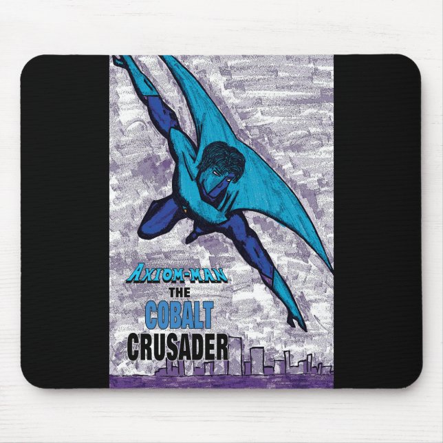 Axiom-man: The Cobalt Crusader Mouse Pad (Front)