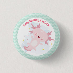 Axolotl 1 Inch Round Button