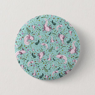 Axolotl 2 Inch Round Button