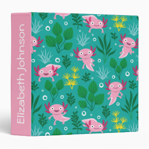 Axolotl 3 Ring Binder
