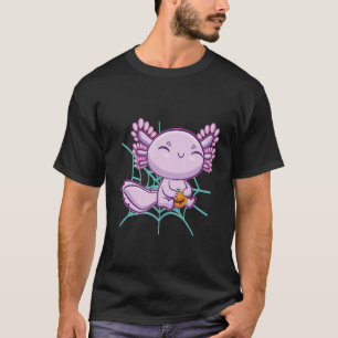 Axolotl Ambystoma Mexicanum Halloween Walking Fish T-Shirt