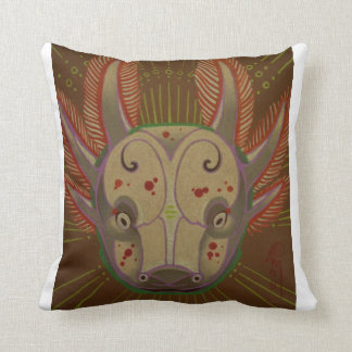 axolotl amphibian throw pillow