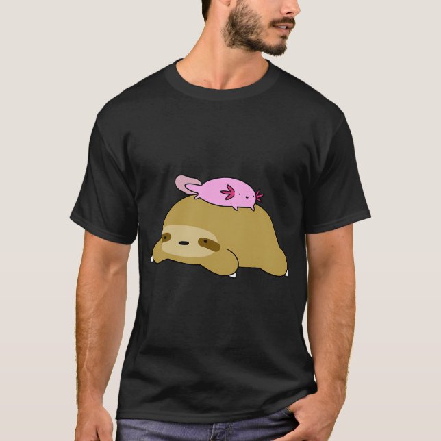 Axolotl and Sloth T-Shirt (Front)