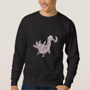 Axolotl Animal Women Mexican Fish Amphibian 4 Sweatshirt
