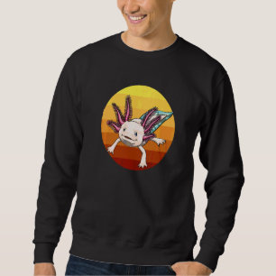 Axolotl Animal Women Mexican Fish Amphibian Sweatshirt