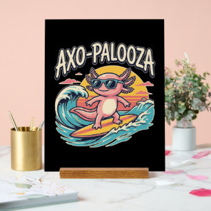Axolotl Axo-Palooza parodie du style de surf des p