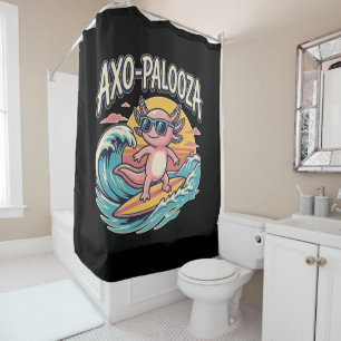 Axolotl Axo-Palooza parody 90s style surfing beach