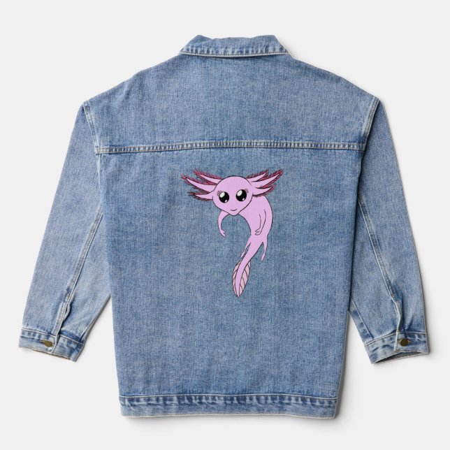 Axolotl Axolotl  Denim Jacket (Back)