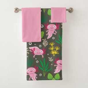 Axolotl Bath Towel Set