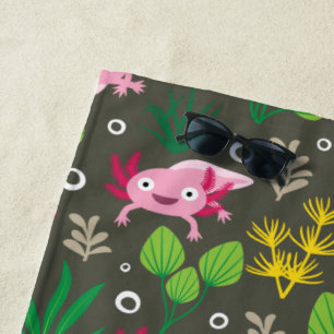 Axolotl Beach Towel
