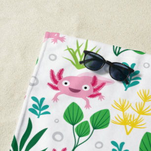 Axolotl Beach Towel