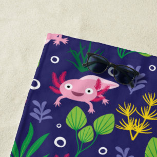Axolotl Beach Towel