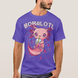 Axolotl Boba Tea Bubble Tea Kawaii Anime Japanese T-Shirt