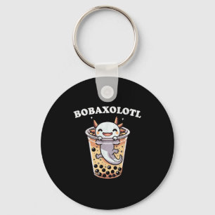 Axolotl Boba Tea Bubble Tea Milk Tea Anime Axolotl Keychain