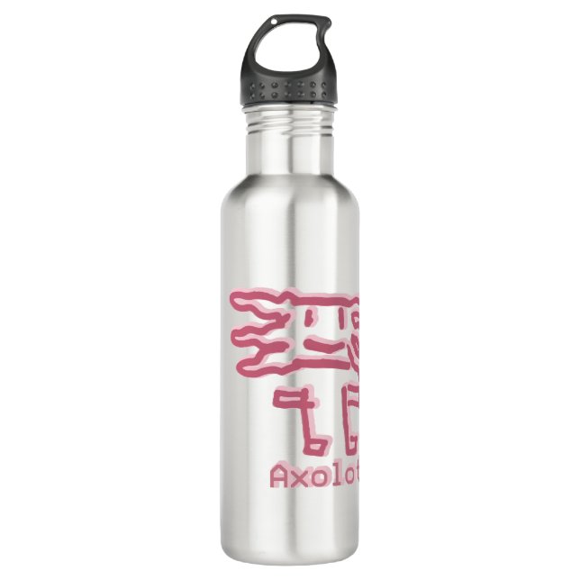 Axolotl by Álvaro 710 Ml Water Bottle (Front)