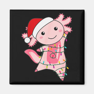 Axolotl Christmas Fairy Light Christmas Axolotl  Magnet