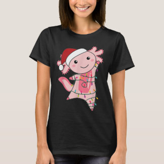 Axolotl Christmas Fairy Light Christmas Axolotl  T-Shirt