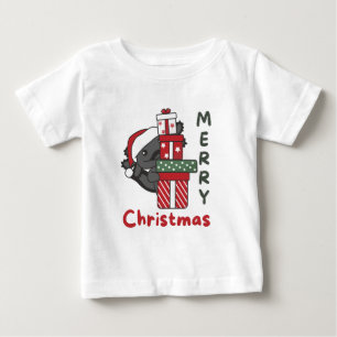 Axolotl Christmas Gift Winter Animals Axolotl Baby T-Shirt