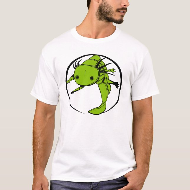 Axolotl circle Wild Type (light colours) T-Shirt (Front)