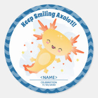 Axolotl Classic Round Sticker