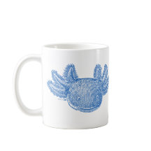 Axolotl Coffee Mug - BLUE