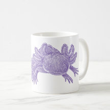 Axolotl Coffee Mug - PURPLE
