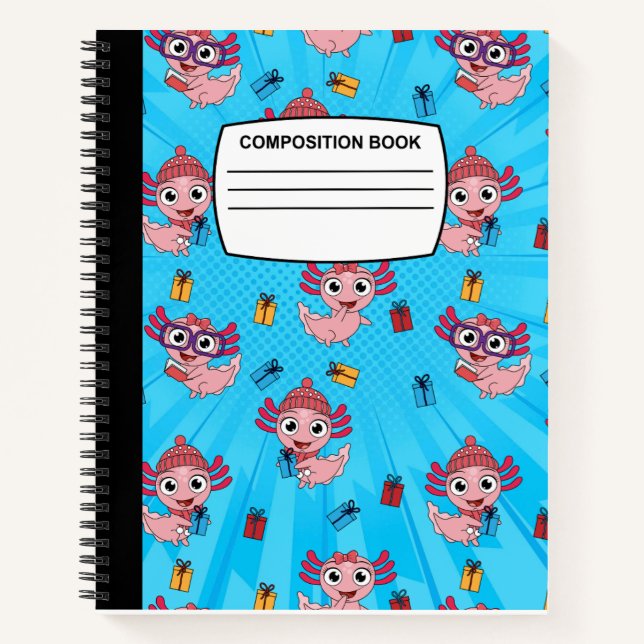 Axolotl Composition Notebook (Front)