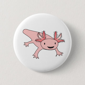 Axolotl Cute Salamander 2 Inch Round Button