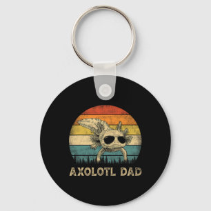 Axolotl Dad Axolotl Lovers Daddy Father's Day  Keychain