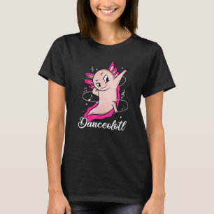 Axolotl Dancing Danceolotl Amphibian Dancer Women T-Shirt