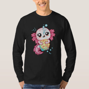 Axolotl Dice For Dragons D20 Rpg Gamer Girls Women T-Shirt