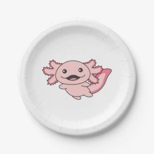Axolotl Different Types Of Axolotls Cute Animals C Paper Plate