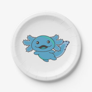 Axolotl Different Types Of Axolotls Sweet Axolotl  Paper Plate