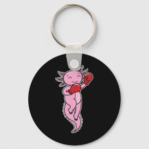 Axolotl Does Boxing  Keychain