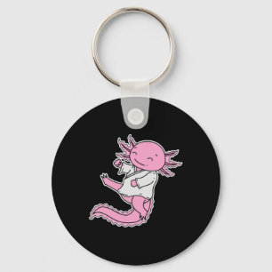 Axolotl Does Karate Keychain