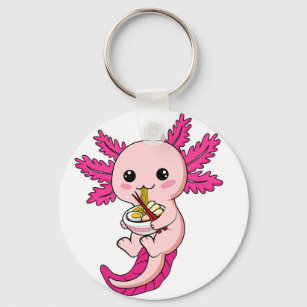 Kawaii Axolotl Keychain