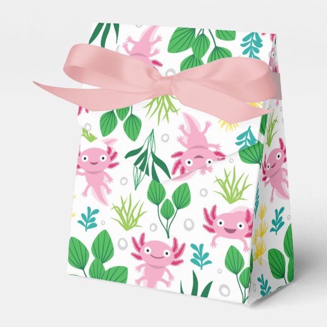 Axolotl Favor Box (Front Side)