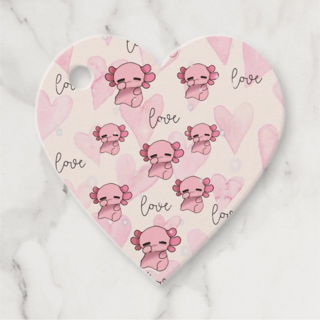 Axolotl Favour Tags (Front)