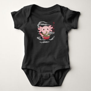 Axolotl Food Ramen Japanese Food Kawaii Animals Baby Bodysuit