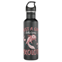 Axolotl for Boys Kids Youth Just A Girl Who Loves 