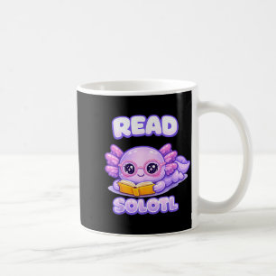 Axolotl funny reader book library kids readsolotl coffee mug