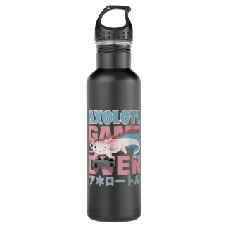 Axolotl Gamer   710 Ml Water Bottle