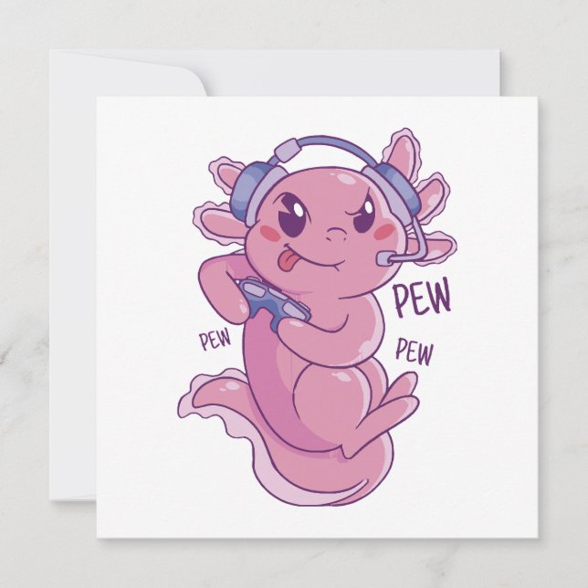 Axolotl Gamer Challenge Blast (Front)