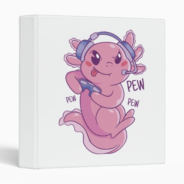 Axolotl Gamer Challenge Blast Binder (Front/Spine)