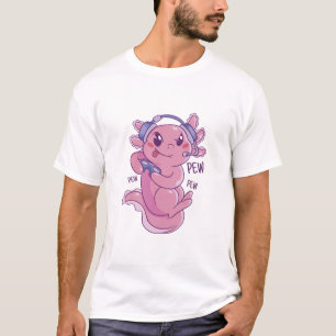 Axolotl Gamer Challenge Blast T-Shirt