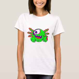 axolotl halloween animal zombie creepy T-Shirt